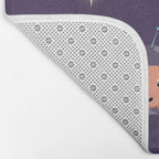 Galaxy Dog with balloons Bath Mat Gallery Image 2