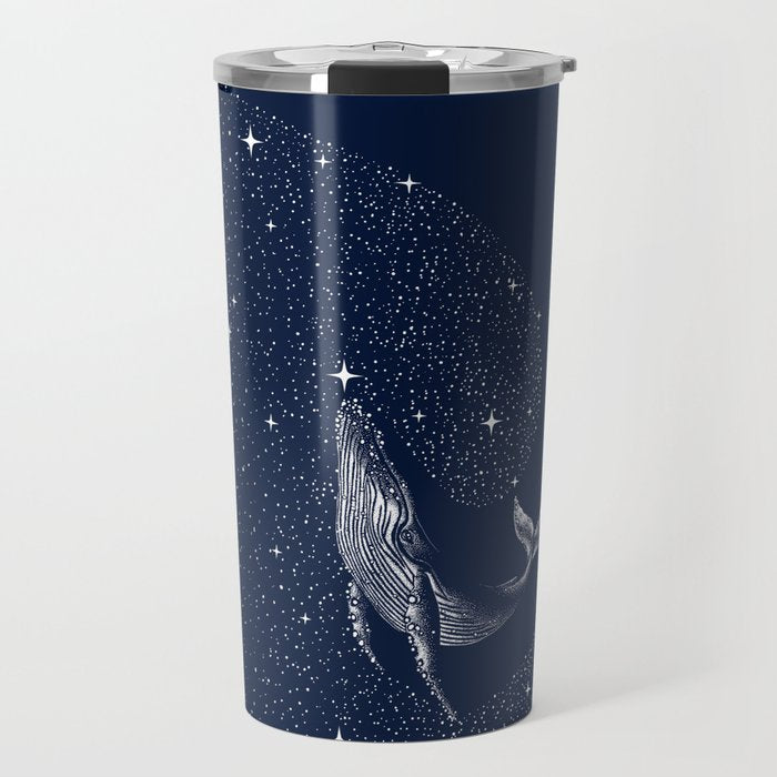 starry whale Travel Mug Gallery Image 1