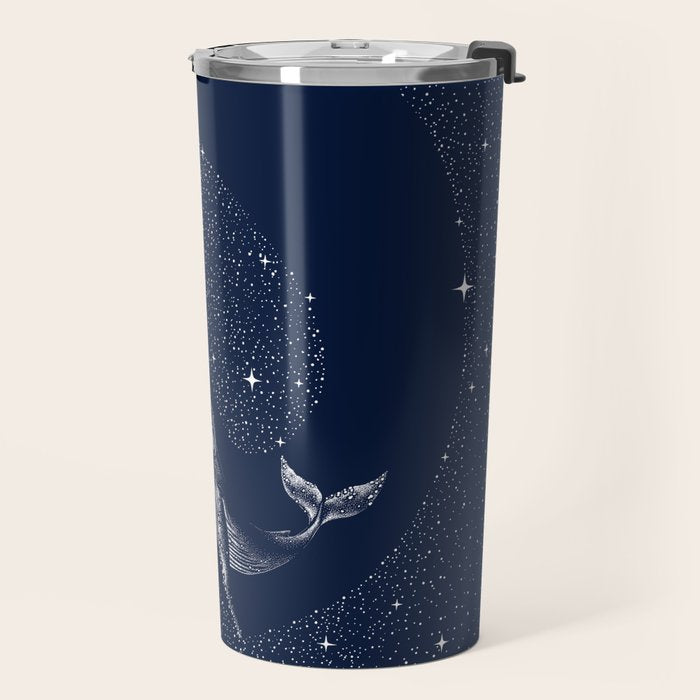 starry whale Travel Mug Gallery Image 2