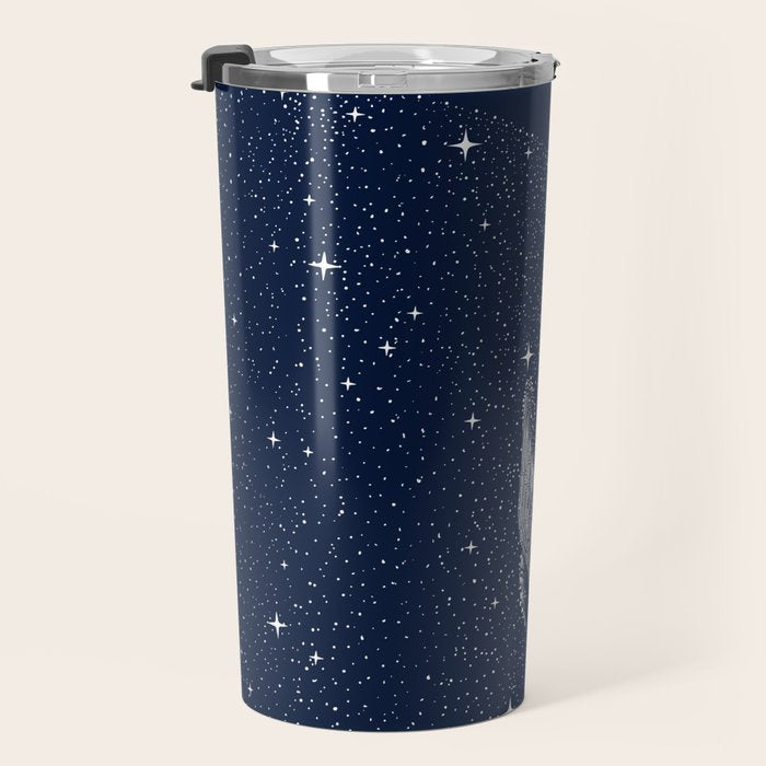 starry whale Travel Mug Gallery Image 3