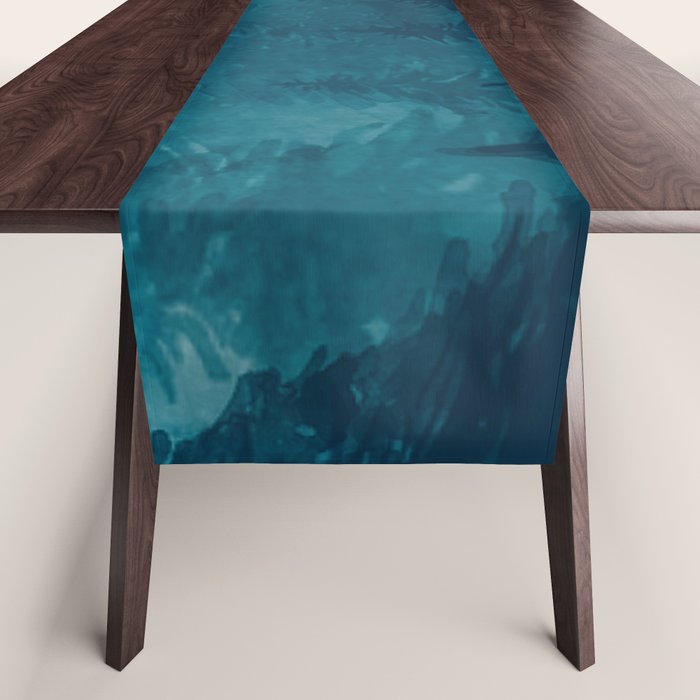 Misty Pine Forest Table Runner Gallery Image 1