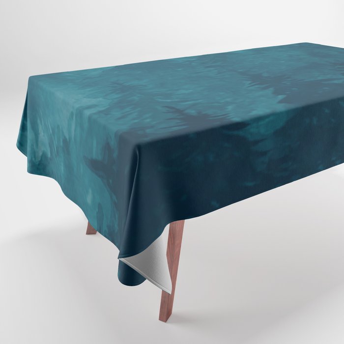 Misty Pine Forest Tablecloth Gallery Image 1
