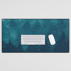 Misty Pine Forest Desk Mat Gallery Image 1