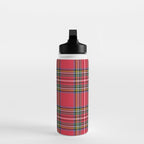 Red Tartan Water Bottle Gallery Image 3