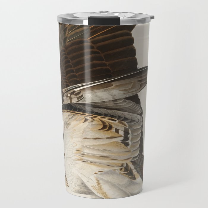 Fish Hawk, or Osprey from Birds of America (1827) by John James Audubon Travel Mug Gallery Image 1
