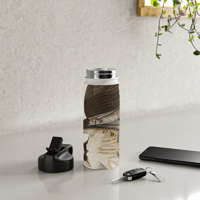 Fish Hawk, or Osprey from Birds of America (1827) by John James Audubon Water Bottle Gallery Image 4