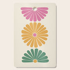 Retro Summer Daisies XI Cutting Board Gallery Image 1