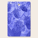 Strawberry Garden in Botanical Blue Cutting Board Gallery Image 1
