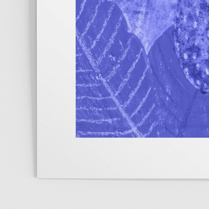 Strawberry Garden in Botanical Blue Poster Gallery Image 3