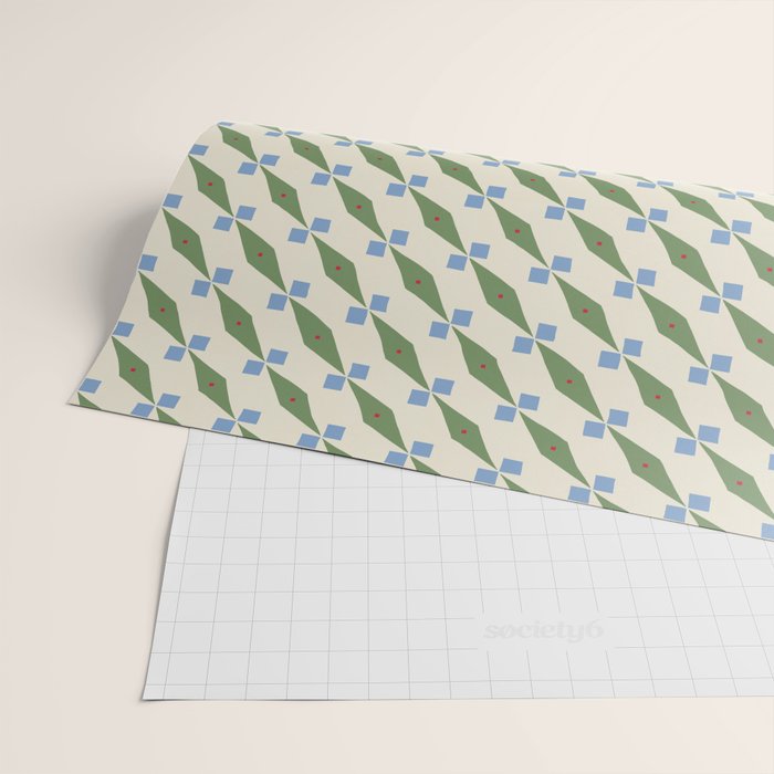 Simple Hand-cut Pattern #4 Wrapping Paper Gallery Image 2