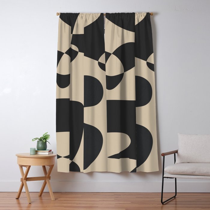 Abstract Shadow 1 Window Curtain Gallery Image 1