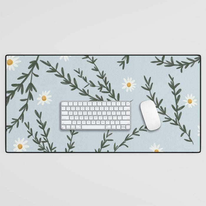 Chamomile and Rosemary  Desk Mat Gallery Image 1