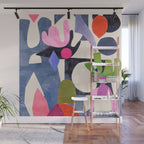 Mid Night Cactus Wall Mural Gallery Image 1