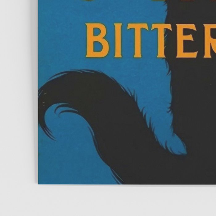 Mix Your Drinks with Catz (Cats) Bitters Aperitif Liquor Vintage Advertising Poster Poster Gallery Image 3