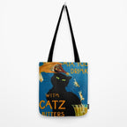 Mix Your Drinks with Catz (Cats) Bitters Aperitif Liquor Vintage Advertising Poster Tote Bag Gallery Image 2