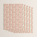 Strawberry and Rabbit  Wrapping Paper Gallery Image 3