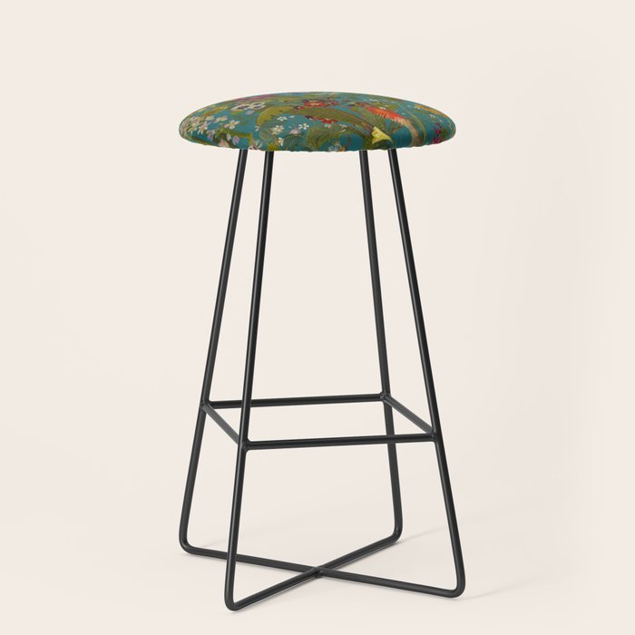 Meadow Bank Teal Stool Gallery Image 1