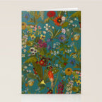 Meadow Bank Teal Stationery Card Gallery Image 2