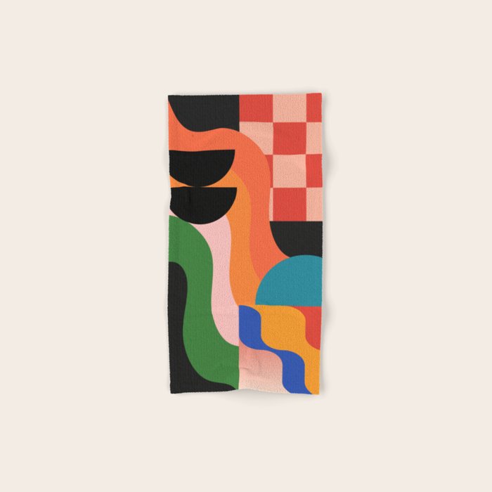 Geometric Shapes 180 Bath Towel Gallery Image 1