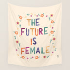 The future is female Wall Tapestry Gallery Image 4