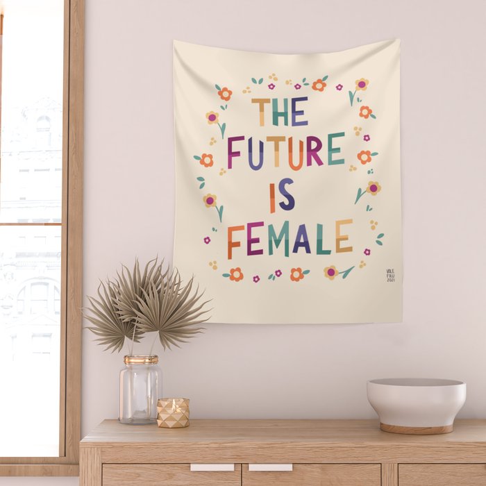 The future is female Wall Tapestry Gallery Image 2