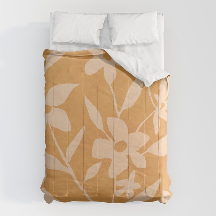 Abstract Minimal Flowers 14 Comforter Gallery Image 6