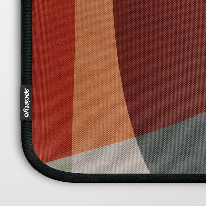 MCM Abstract Red Beige I Laptop Sleeve Gallery Image 3