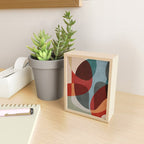 MCM Abstract Red Beige I Mini Art Print Gallery Image 2