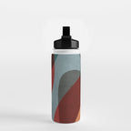 MCM Abstract Red Beige I Water Bottle Gallery Image 2