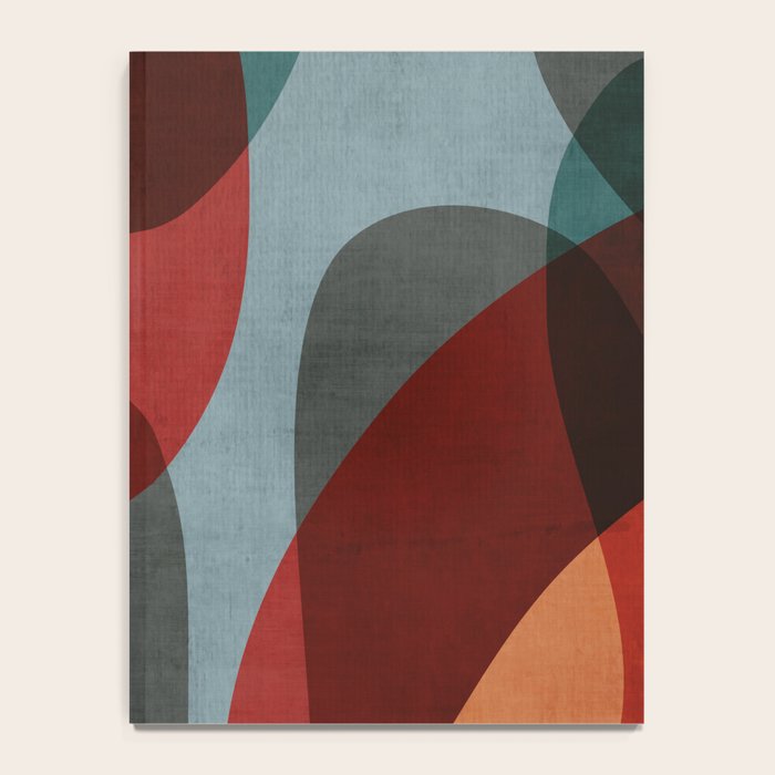 MCM Abstract Red Beige I Notebook Gallery Image 4