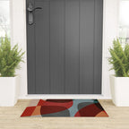 MCM Abstract Red Beige I Welcome Mat Gallery Image 3