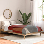 MCM Abstract Red Beige I Comforter Gallery Image 2