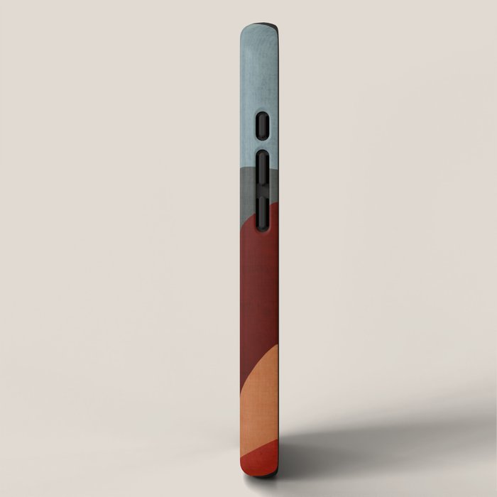 MCM Abstract Red Beige I iPhone Case Gallery Image 2