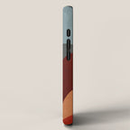 MCM Abstract Red Beige I iPhone Case Gallery Image 2