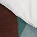 MCM Abstract Red Beige I Comforter Gallery Image 4