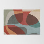 MCM Abstract Red Beige I Rug Gallery Image 2