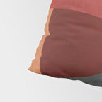 MCM Abstract Red Beige I Pillow Sham Gallery Image 4