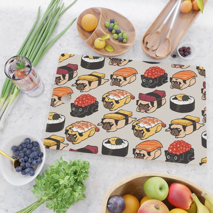 Sushi Pug Cutting Board Gallery Image 2