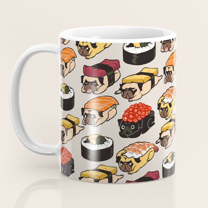 Sushi Pug Coffee Mug Gallery Image 3