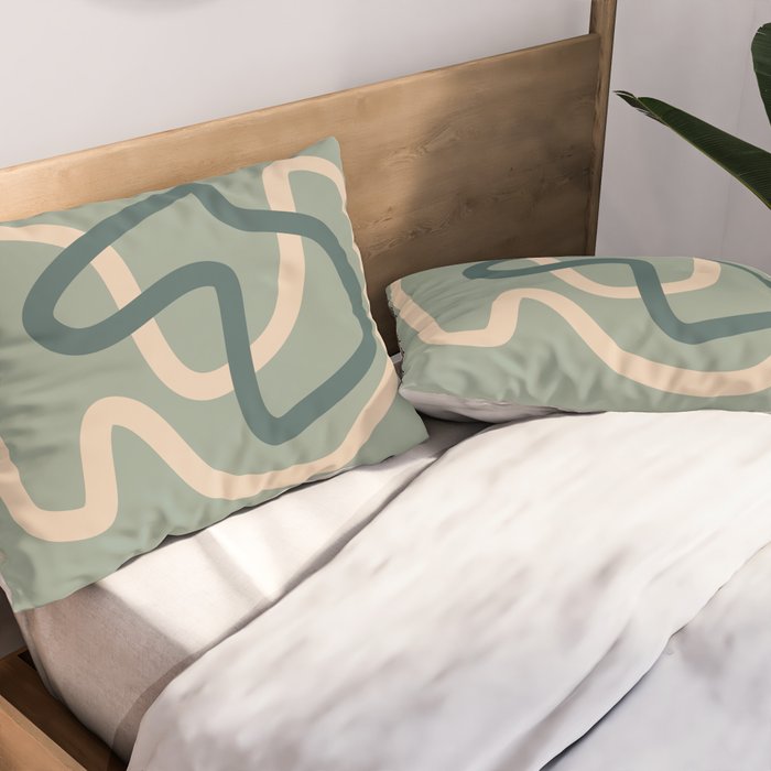 Abstract 03C Pillow Sham Gallery Image 2