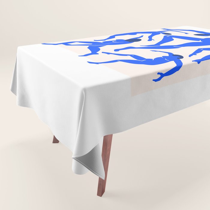 The Dance 3 | Henri Matisse - La Danse | Ultramarine Blue Edition Tablecloth Gallery Image 1