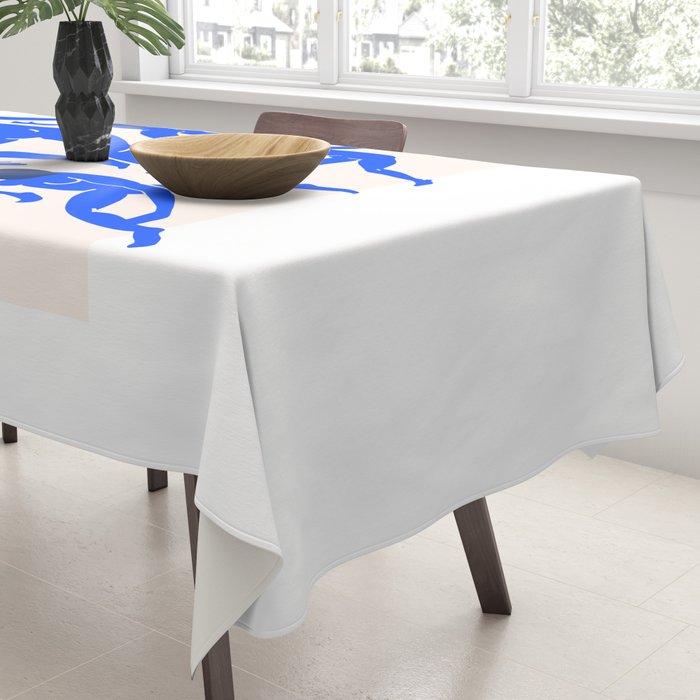 The Dance 3 | Henri Matisse - La Danse | Ultramarine Blue Edition Tablecloth Gallery Image 3