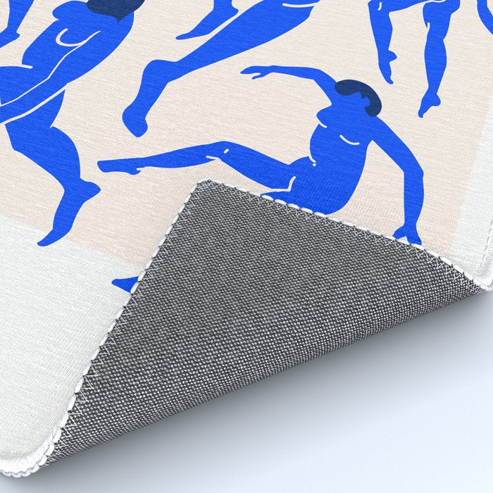 The Dance 3 | Henri Matisse - La Danse | Ultramarine Blue Edition Rug Gallery Image 4