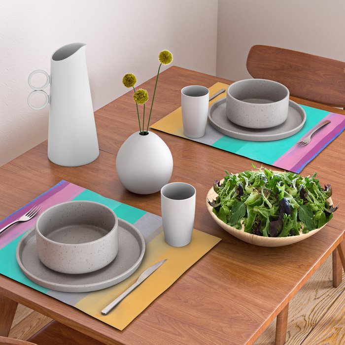 stripe study 5 Placemat Gallery Image 2