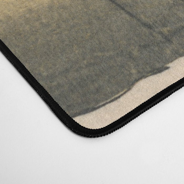 Utagawa Hiroshige - Sea Off Satta, Suruga Province - Vintage Japanese Woodblock Print Art, 1858. Desk Mat Gallery Image 4