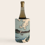 Utagawa Hiroshige - Sea Off Satta, Suruga Province - Vintage Japanese Woodblock Print Art, 1858. Wine Chiller Gallery Image 3