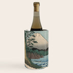 Utagawa Hiroshige - Sea Off Satta, Suruga Province - Vintage Japanese Woodblock Print Art, 1858. Wine Chiller Gallery Image 2