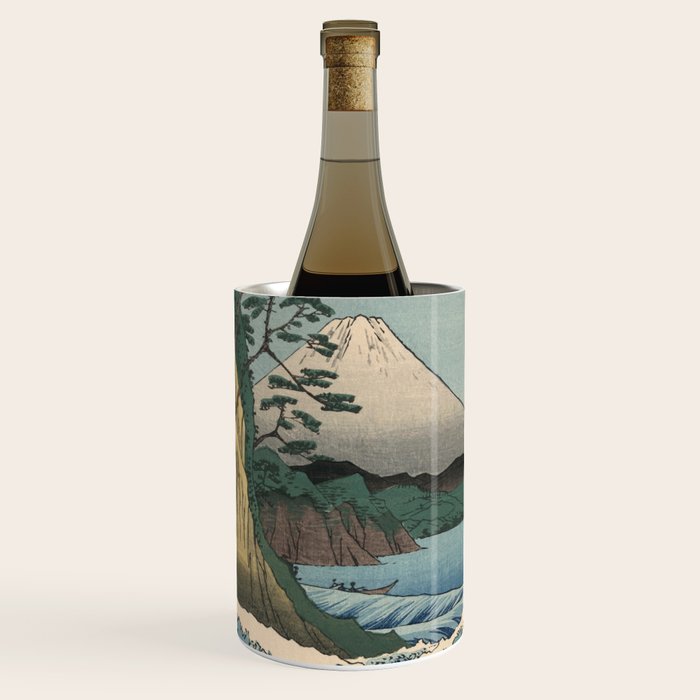 Utagawa Hiroshige - Sea Off Satta, Suruga Province - Vintage Japanese Woodblock Print Art, 1858. Wine Chiller Gallery Image 2