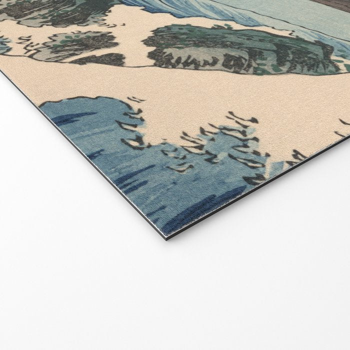 Utagawa Hiroshige - Sea Off Satta, Suruga Province - Vintage Japanese Woodblock Print Art, 1858. Welcome Mat Gallery Image 2