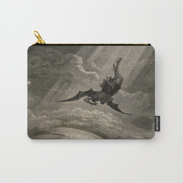 Gustave Doré - Fallen angel Carry All Pouch Gallery Image 1